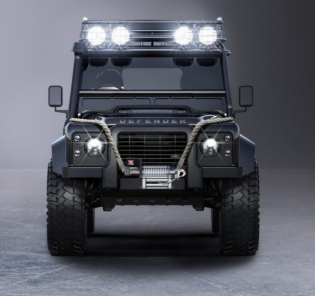 Custom Landrover Defender from Spectre Bond Film