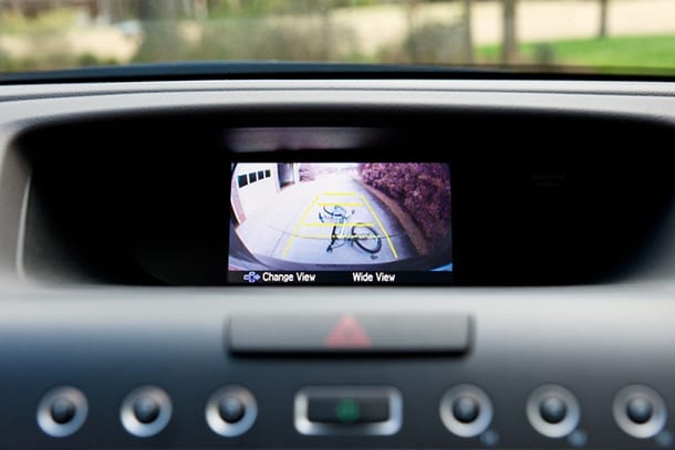 Image of a reverse camera in a car.