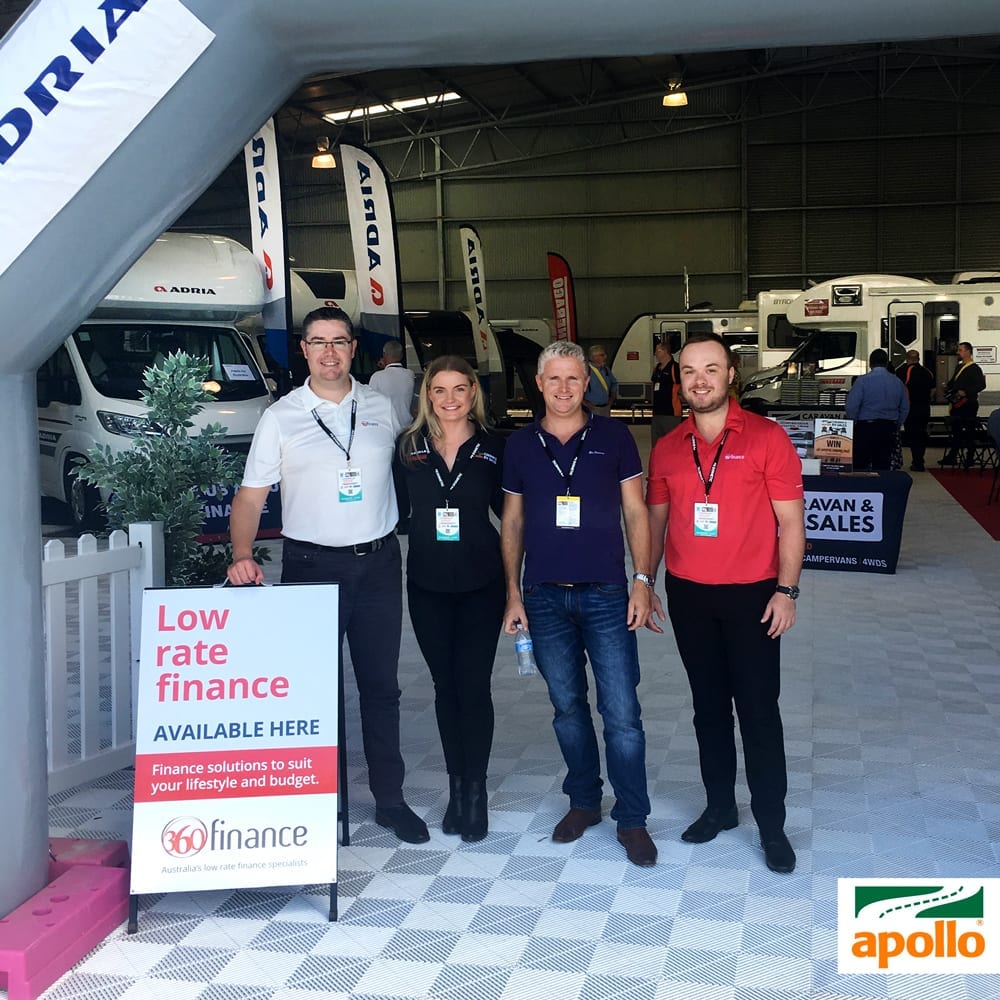 Apollo Caravans & RV Sales partner with 360 Finance. 