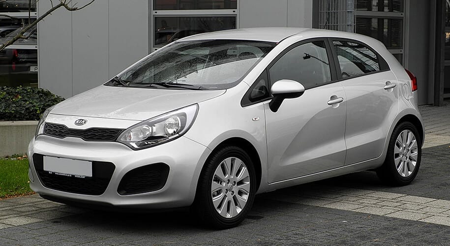 Kia Rio in Silver